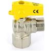FIV Rubinetto a sfera squadra per gas F ISO 7 M ISO 228 1/2 x 1/2