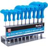Blue Spot Tools 12185 - Set di chiavi esagonali metriche con impugnatura a T, 10 pezzi (2-10 mm)
