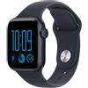 Apple Watch SE (3nd generation) SE 3 GPS, Cassa 40 mm in alluminio mezzanotte con Cinturino Sport blu marino - S/M