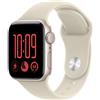 Apple Watch SE (3nd generation) SE 3 GPS, Cassa 40 mm in alluminio galassia con Cinturino Sport sabbia - M/L