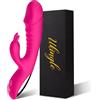 Ukingle Vibratoreper Donna Professionale Clotoride Grandi Sex Toys | Vibratoriper Donne Stimolatore per Punto G Squirting Vibratore Rabbit Vibratori Donne 10 Modo Sexytoysys Donna Coppia (pink)