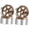 4x Ruote Beadlock Da 1,9 Pollici Cerchioni RC Beadlock Per Veicoli SCX10 D90 Car