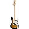 Fender Squier by Fender Sonic Precision Bass, Basso Elettrico 4 Corde, Sunburst | Basso elettrico per principianti, manico facile da suonare, lezioni virtuali gratuite incluse