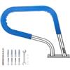 VEVOR Corrimano per Piscina in Acciaio Inox da 30x22 Pollici, Capacità 113kg per Piscina Scala Corrimano con Copertura dell'Impugnatura in Nylon da 4 Piedi, Maniglione per Piscina Spa Parco Acquatico