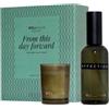 WELLmark Set regalo Wellmark spray e candela personalizzabile Tender Affection personalizzate o neutre