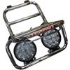 Parimor Cuppini PORTAPACCHI ANTERIORE CROMATO CON FARI LED VESPA 50 SPECIAL 125 ET3 PK PX SPRINT