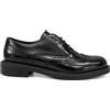 FRAU FRANCESINA OXFORD DONNA CON MONOGRAMMA IN PELLE ABRASIVATA NERA