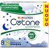 Lines cotone bio ultra notte 8+2 pezzi - LINES - 982396119