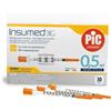 PIC Siringa per insulina pic insumed 0,5 ml 100 ui ago gauge 29 lunghezza 12,7 mm senza spazio morto 3 sacchetti da 10 pezzi - PIC - 902293291