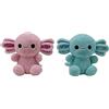 AMI PLUSH Peluche axolotl extra morbido 35 cm - rosa o azzurro - assortito