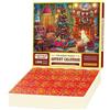 Natale Puzzle Calendario dell'Avvento Vacanze Jigsaw Puzzle Set Tavolo per