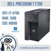 Dell PC Desktop Dell Precision T1700 Cpu i7-4790 Ram 16Gb DDR3 SSD 480Gb Win11Pro