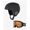 Oakley Casco Oakley MOD1 nero + Maschera Oakley O-Frame 2.0 Pro L Matte Black con lente Persimmon - M