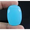 Gemma Opale Naturale Blu Welo Certificata 69,75 Ct 32 mm Cuscino T50303