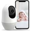 Simpletek Telecamera Videocamera Ip Wireless Wifi Per Sicurezza Casa Interni Baby Monitor