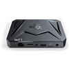 Lipa X96Q Android TV Box 4-64 GB Android 14 - Lettore multimediale per TV - Streamer multimediale - Android TV Box - LAN 1000M e Wi-Fi - Decoder 8K