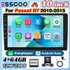 Selius Lettore multimediale - Autoradio - Doppio DIN - Touchscreen - Autoradio Android - Schermo IPS da 10 pollici