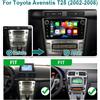 Selius Autoradio 2-DIN - Lettore multimediale - Navigatore GPS - CarPlay wireless - Schermo da 7 pollici