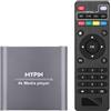 Selius Lettore multimediale 4K con connessione HDMI, supporta hard disk, USB e schede SD