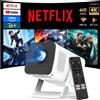 OEM Mini proiettore con funzionalità Smart TV, risoluzione 4K/1080p, portatile, con Wi-Fi 6