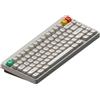 Merkloos Tastiera meccanica wireless - Layout 75% - Tastiera sostituibile (keycaps sostituibili) - Retroilluminazione RGB - Controllo touch - Bluetooth e 2,4 GHz