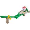 Hot Wheels Mario Kart Pista Piranha con Personaggio Yoshi in Macchinina, Giocattolo per Bambini 5+ Anni, Multicolore, GFY47