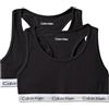 Calvin Klein Bambina Bralette Confezione da 2 con Fascia con Logo