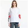Comme des Garçons PLAY Maglietta Comme des Garçons PLAY T-Shirt Logo Print Knit UNISEX White