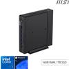 MSI PC/Workstation MSI Pro DP10-001EU i7-14700 16GB 1TB W11Pro [9S6-B21011-001] - NO TASTIERA