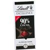 Lindt Barretta di cioccolato Lindt Excellence 90% cacao, barrette da 3,5 once (conf...