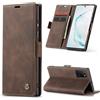 Phernykas Custodia Portafoglio Libro RFID per Samsung Galaxy Note 10 Lite | Flip Book Cover in pelle PU, Porta Carte, Protezione Astuccio, Telefono Libretto Case per Samsung Note 10 Lite, Caffè