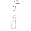 GO PLAST S.R.L. Colonna doccia tondo con soffione 20 cm e doccetta ECO