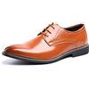 Hitmars Scarpe Derby Uomo Scarpe Stringate Formale Lavoro Eleganti Oxford Cerimonia Francesine Casual Classiche Comode Basse Sposa Blu Oro Grigio Rosso Nero Marrone Cachi 37-48