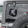 Generico Adesivo per Auto Cinghiale PVC Autoadesivo Vinile Adesivo Adesivi per Auto Moto Finestra Scegli Modello cod.2111 (Modello D)