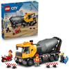 LEGO City Betoniera 60478 | Giochi didattico per bambini da 7 anni, con veicolo giocattolo da cantiere e 3 minifigure, regalo di compleanno, 371 pezzi