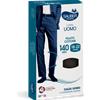 Sauber calze e collant Sauber Linea Uomo 140 Den Cotone Nero Tg. L/XL