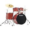 TAMA ST52H5-CDS Candy Red Sparkle Batteria Acustica 5 Pezzi 22" con Piatti Me...