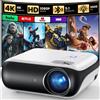 OEM Proiettore Beamer 4K, risoluzione nativa 1080P, Bluetooth 5.1, audio stereo HiFi