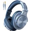 Merkloos Cuffie wireless over-ear - Bluetooth 5.2 - Fino a 72 ore di autonomia - Pieghevoli - Blu