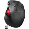 Merkloos Mouse trackball senza fili - Ergonomico - 2,4 GHz - 6 pulsanti - Rosso