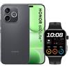 Honor Smartphone Honor Bundle 600 Lite 6.6'' 8GB 256GB 5G Dual sim 6520mAh con SmartWatch 2i Nero [0166430311]