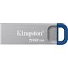 Kingston Pen drive Kingston DataTraveler Kyson G2 512GB Blu-Argento [DTKNG2/512GB]