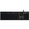 Logitech G G512 Carbon tastiera Gaming USB Inglese Carbonio