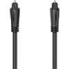 Hama 205135 Cavo audio in fibra ottica ODT (Toslink) 3.0m, Avanzato, nero