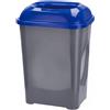 Ad Trend Contenitore per Raccolta Differenziata Carta in Plastica 50 Litri 42x32xH62 cm - Pattumiera per Rifiuti e Riciclo per Casa e Ufficio