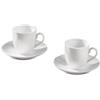 Ad Trend Servizio da Caffè in Porcellana per 6 Persone - Set Tazzine da Caffè Elegante per la Tavola e la Casa