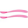 ARTSANA SpA Chicco Cucchiaio Silicone 6m+ Girl 2 Pezzi