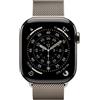 Apple Apple Watch Series 11 (GPS + Cellular) - 42 mm - titanio naturale - smartwatch con bracciale milanese - cinturino a rete in acciaio inossidabile - naturale - dimensione del polso: 130-180 mm - 64 GB - LTE, Wi-Fi 4, UWB, Bluetooth - 5G - 34.6 g …