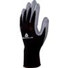 Deltaplus Guanti di precisione VE712GR - poliestere/palmo nitrile - 09 - nero/grigio - Deltaplus