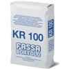 Fassa Bortolo Intonaco di fondo Fassa KR100 a base calce e cemento ad elevata resistenza meccanica (Sacco da 25 kg)